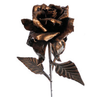Цветок Роза кованая